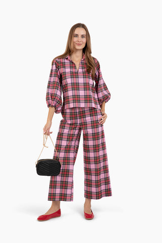 Take Pause Top - Merry Plaid