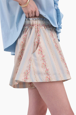 Getaway Short - Georgette Stripe