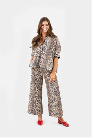Peacemaker Pant Set - Khaki Leopard