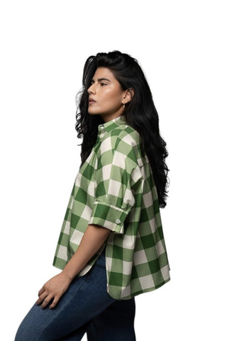 Peacemaker Top - Hampton Check