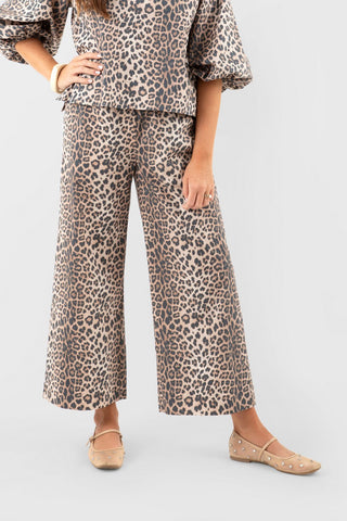 Take Pause Full-Length Pant - Khaki Leopard
