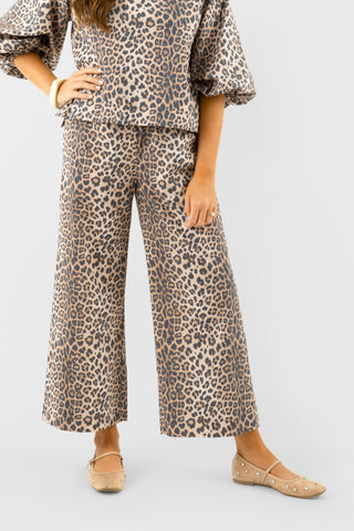 Take Pause Full-Length Pant - Khaki Leopard
