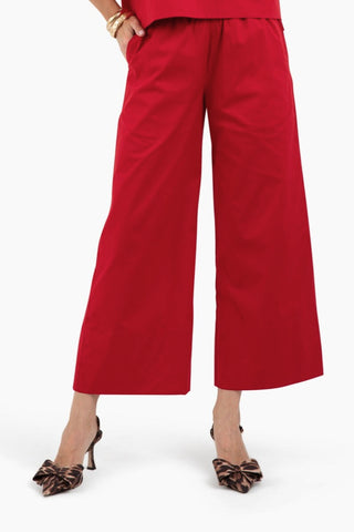 Full-length Take Pause Pant - Crimson Red