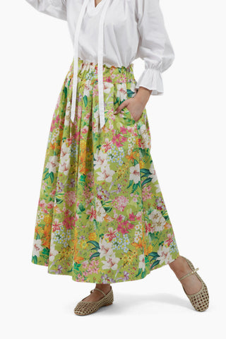 Take Pause Poplin Maxi Skirt - Lillian