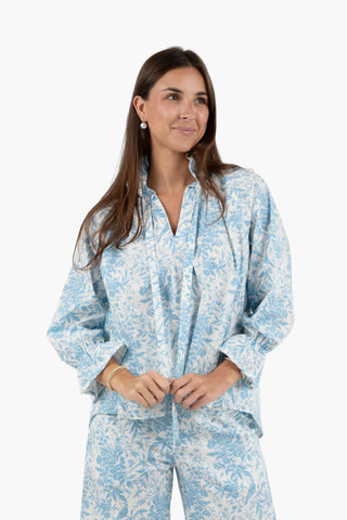 Juliette Top - Bluebird Toile