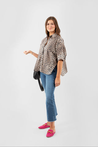 Peacemaker Pant Set - Khaki Leopard