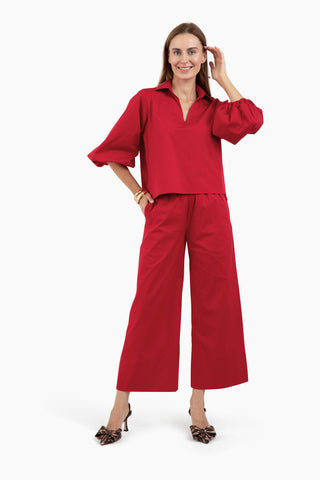 Take Pause Full-length Set - Crimson Red