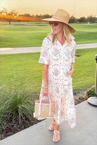 Weekender Caftan Lounge Dress - Lorraine