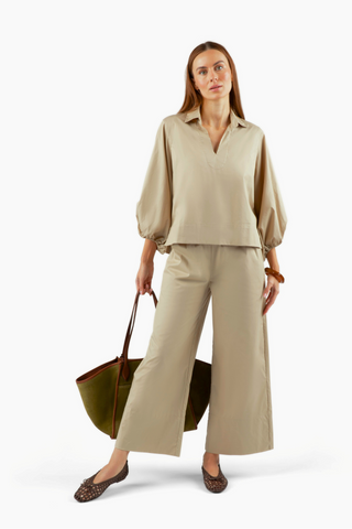 Take Pause Full-Length Matching Set - Sandstone