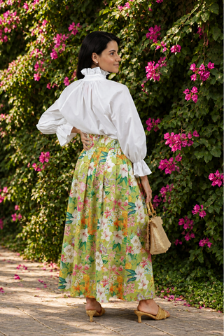 Take Pause Poplin Maxi Skirt - Lillian