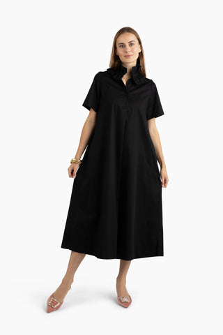 Weekender Ruffle Caftan - Midnight