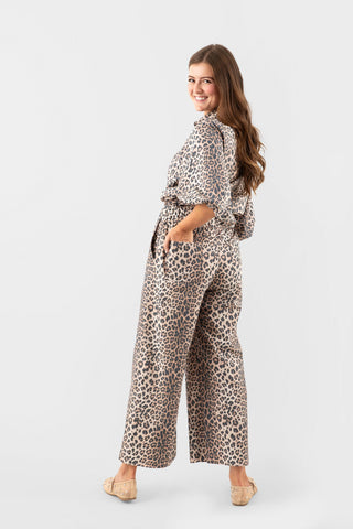 Take Pause Full-Length Set - Khaki Leopard