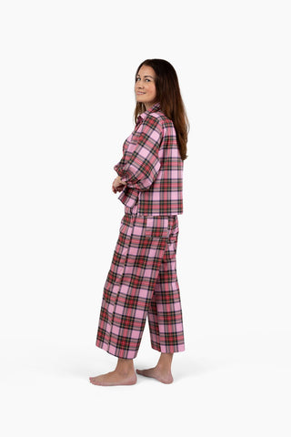 Take Pause Pant Set - Merry Plaid