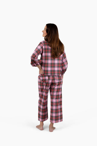 Take Pause Pant Set - Merry Plaid