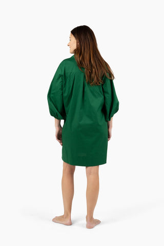 Take Pause Lounge Dress - Hunter Green