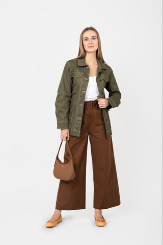 Full-Length Take Pause Pant Set -Tudor Brown