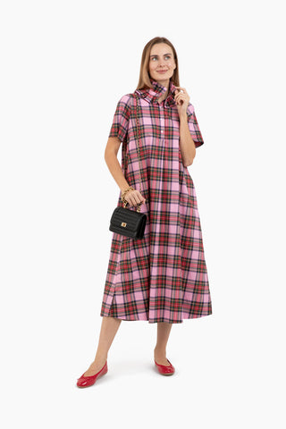Weekender Ruffle Caftan - Merry Plaid