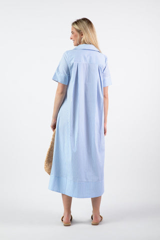 Weekender Caftan Short Sleeve Lounge Dress - Piper
