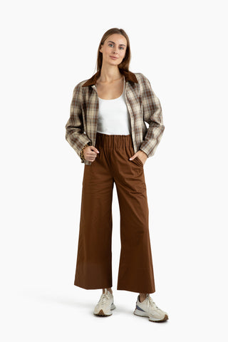 Full-Length Take Pause Pant Set -Tudor Brown