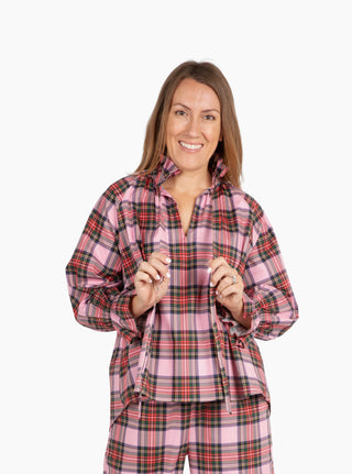 Juliette Top Only - Merry Plaid