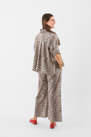 Peacemaker Pant Set - Khaki Leopard