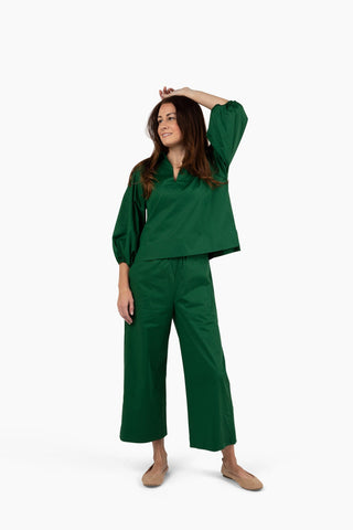 Take Pause Pant Set - Hunter Green