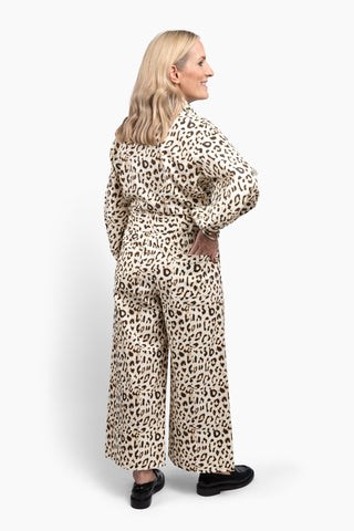 Take Pause Pant Set - Leopard