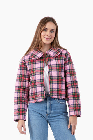 Quilted Cottage Jacket - Merry Plaid