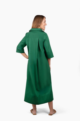 Weekender Caftan Lounge Dress - Hunter Green