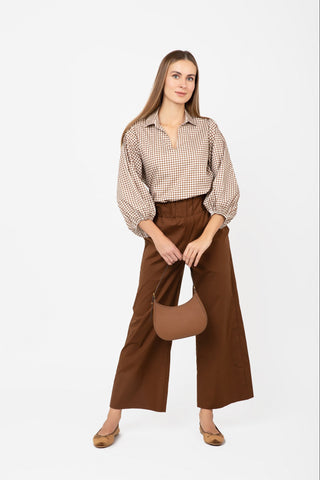 Full-Length Take Pause Pant Set -Tudor Brown