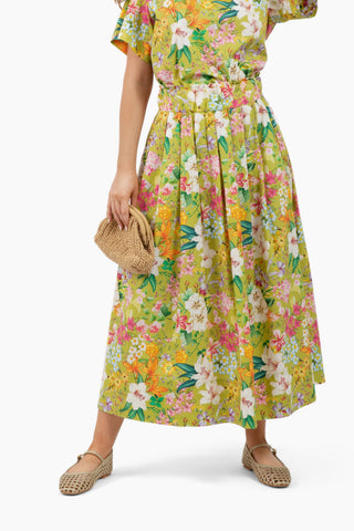 Take Pause Poplin Maxi Skirt - Lillian