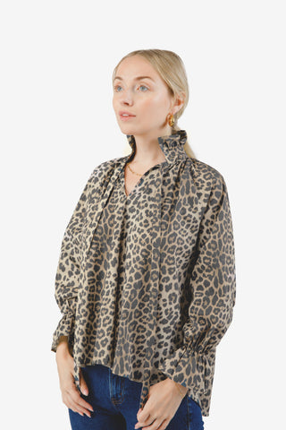 Juliette Matching Set Full Length - Khaki Leopard