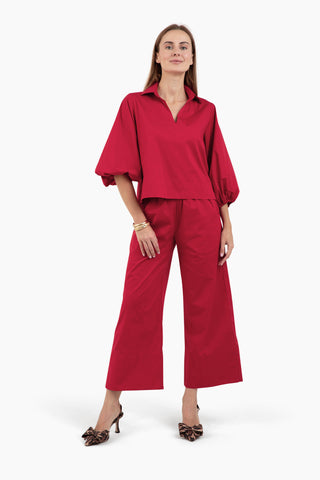 Take Pause Full-length Set - Crimson Red