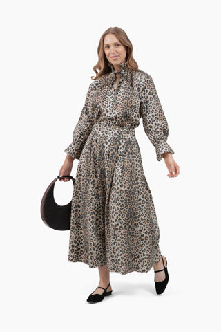 Juliette Full-Length Set - Khaki Leopard