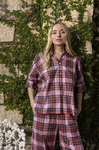 Peacemaker Top - Merry Plaid