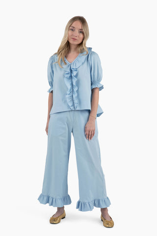 Pretty in Peace Top - Vintage Blue