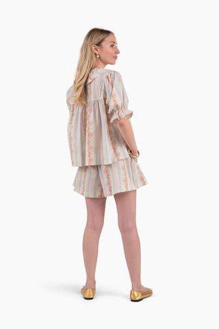 Pretty in Peace Top - Georgette Stripe