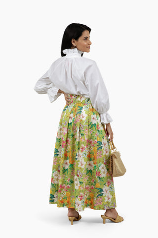 Take Pause Poplin Maxi Skirt - Lillian