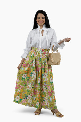 Take Pause Poplin Maxi Skirt - Lillian