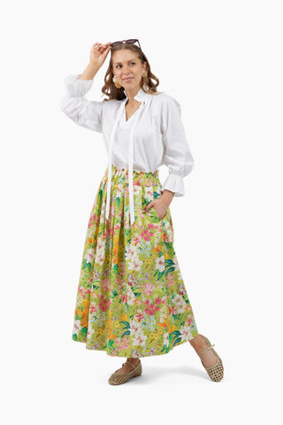 Take Pause Poplin Maxi Skirt - Lillian