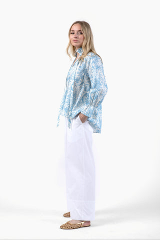 Juliette Top - Bluebird Toile