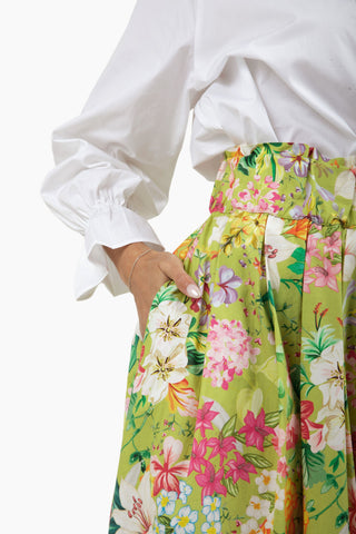 Take Pause Poplin Maxi Skirt - Lillian