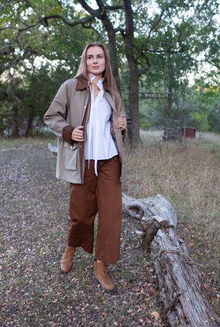Take Pause Full Length Pant - Tudor Brown